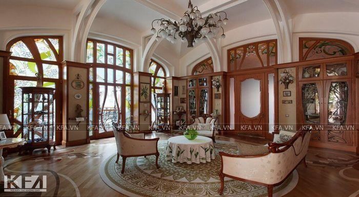 Art Nouveau – Phong cách tân nghệ thuật trong thiết kế nội thất