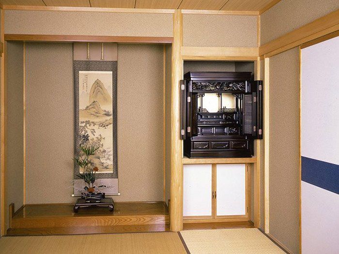 Mẫu phòng thờ theo phong cách Nhật Bản