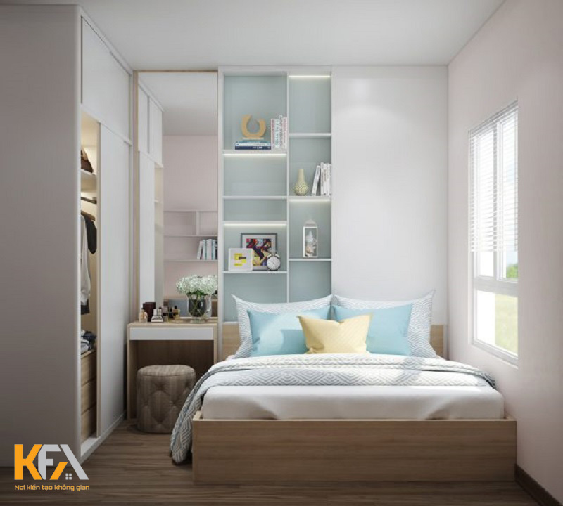 Thiết kế nội thất phòng ngủ thông minh cho chung cư