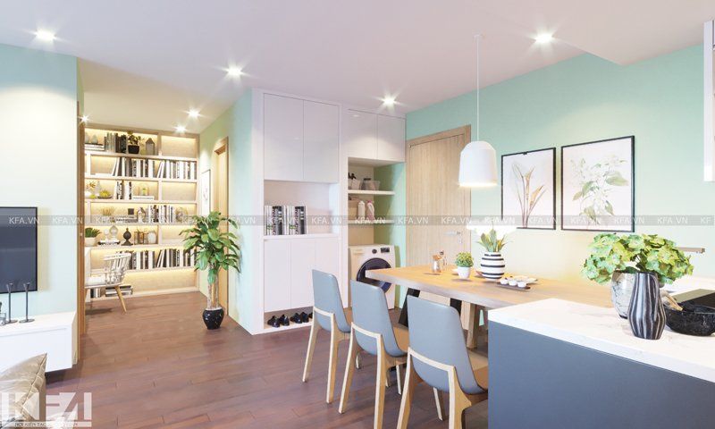 Thiết kế và thi công nội thất căn hộ West Bay Ecopark – Anh Kiên