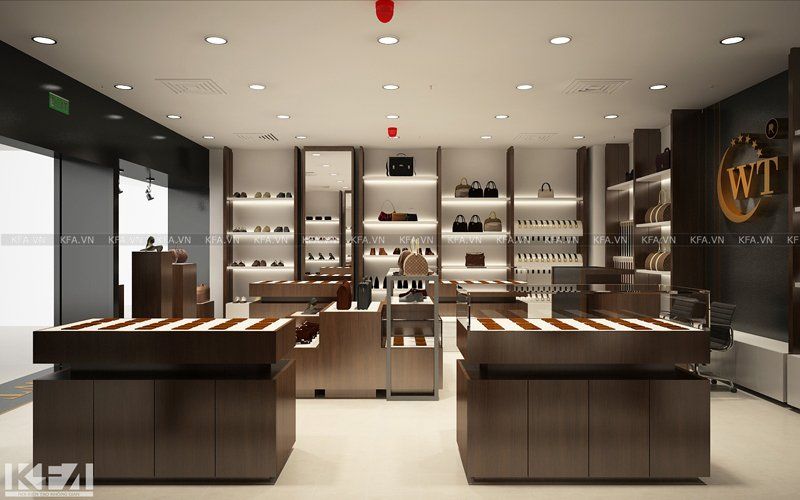 thiết kế cửa hàng WT
