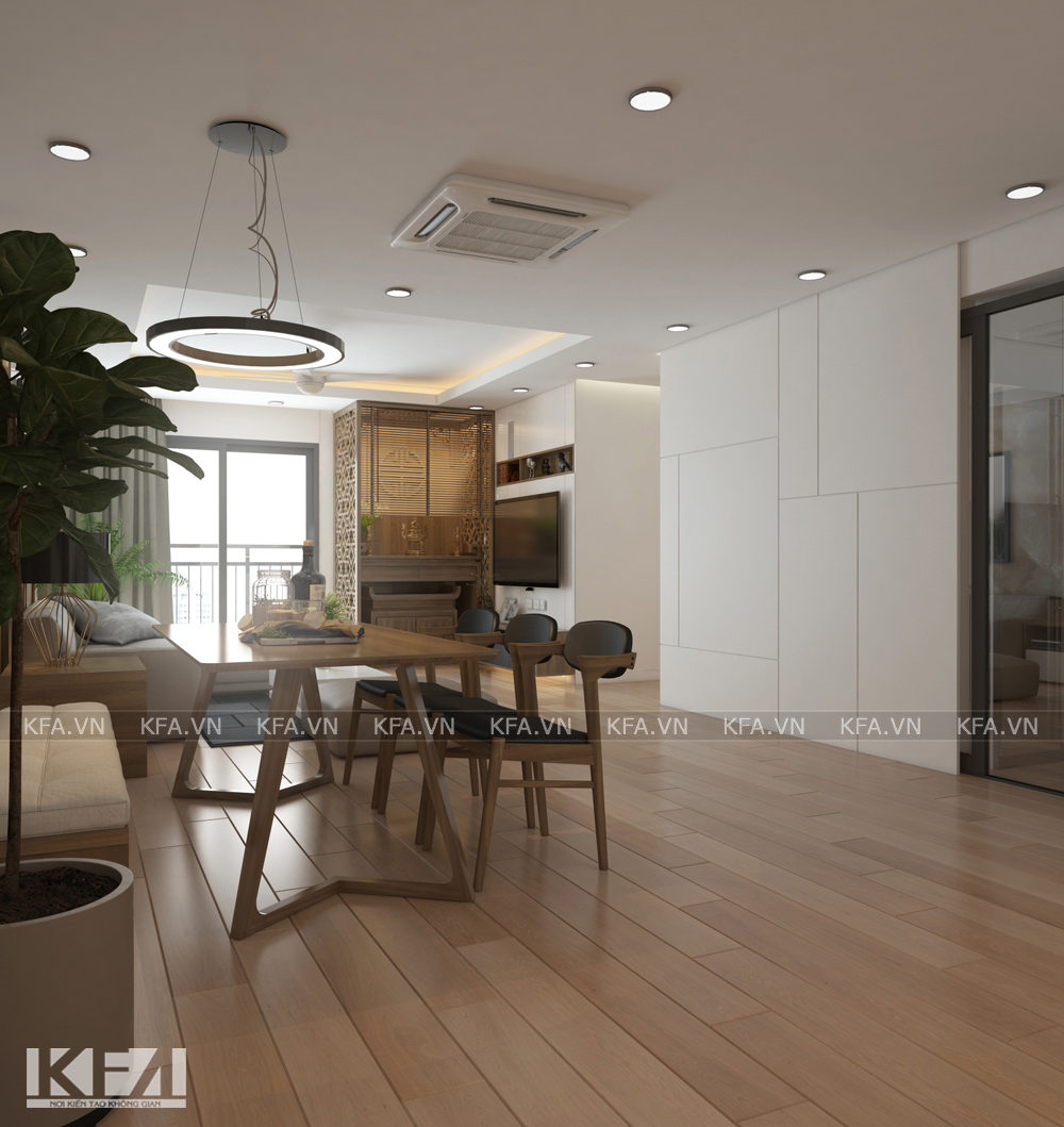 Thiết kế nội thất căn hộ R3 Royal – chị Hương