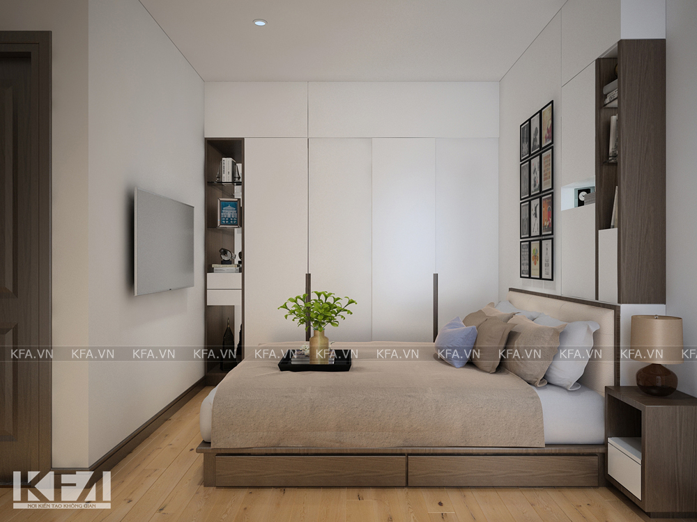 Thiết kế nội thất chung cư HH2 Dương Nội- anh Luật