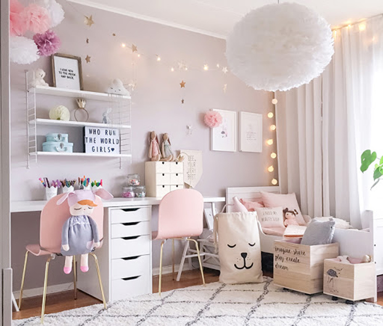 thiết nội thất phòng ngủ với các họa tiết cầu kỳ