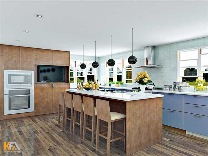 Thiết kế phòng bếp bao nhiêu m2 là hợp lý nhất ?
