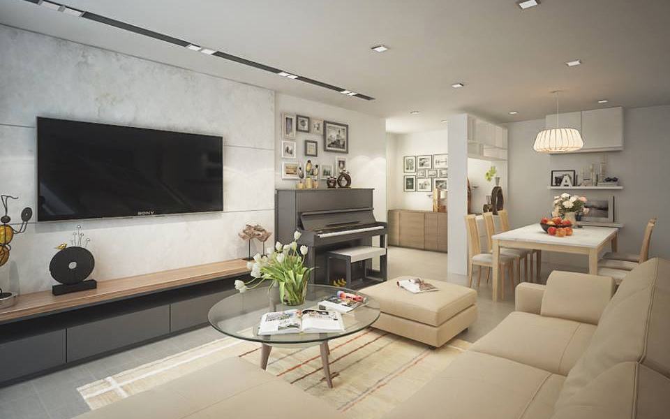 Thiết kế nội thất chung cư 50m2