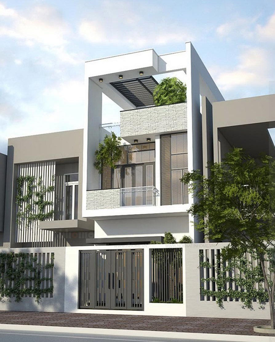 Thiết kế nhà ống 2 tầng