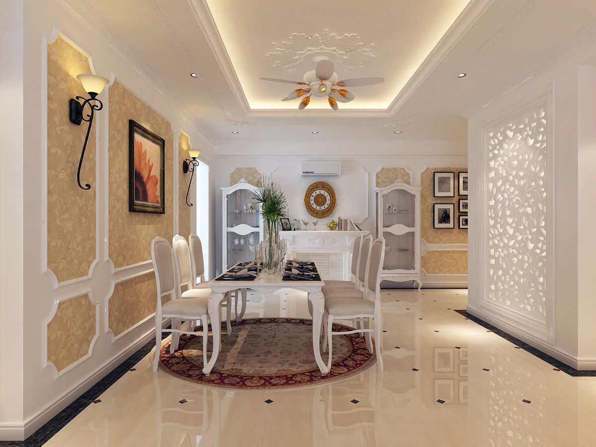 Căn hộ 190m2 tân cổ điển