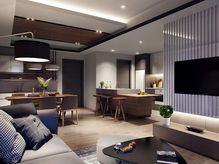 Thiết kế nội thất căn hộ 60m2