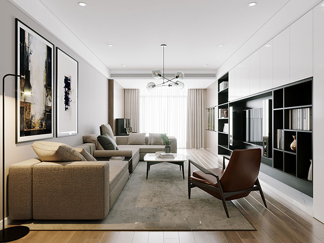 Mẫu căn hộ 160m2 đẹp