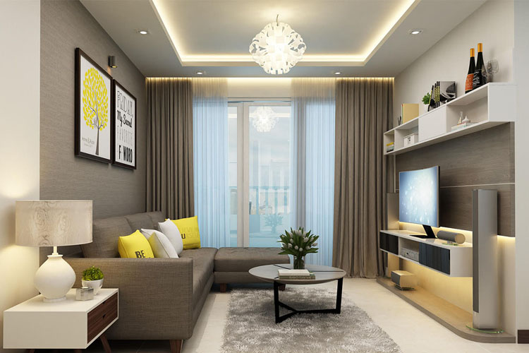 thiết kế phòng khách chung cư