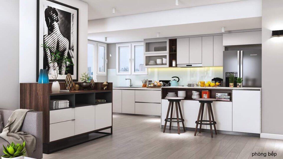 Chung cư 110m2 không gian mở