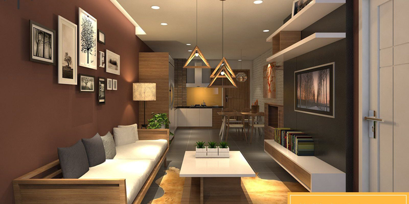 Mẫu chung cư 50m2 đẹp