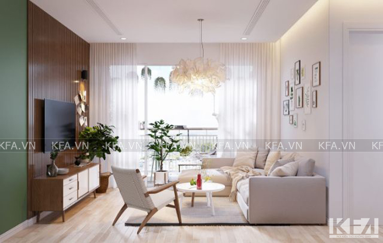 Thiết kế phòng khách nhỏ gọn với nội thất thông minh