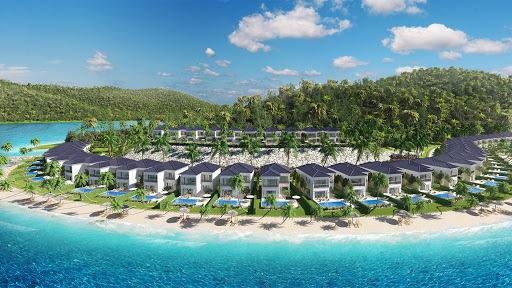 Biệt thự Vinpearl Nha Trang được hình thành trên một hòn đảo có vị trí địa lý thuận lợi