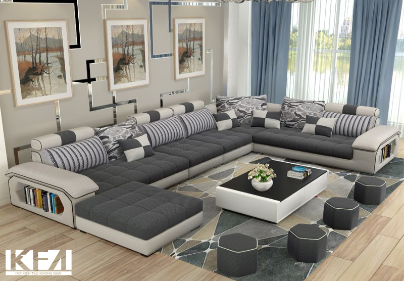 Sofa nỉ cho phòng khách một không gian mới hơn, ấn tượng hơn. Sofa nỉ cho phòng khách một không gian mới hơn, ấn tượng hơn.