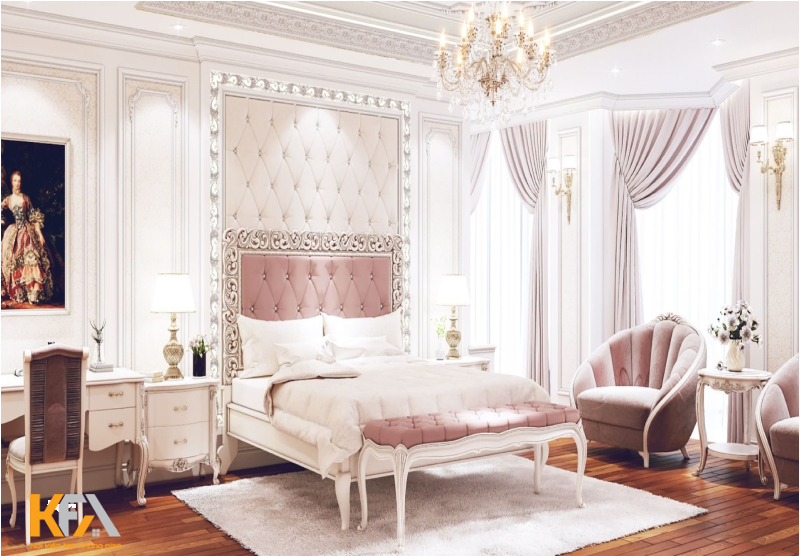 Phòng ngủ phong cách tân cổ điển