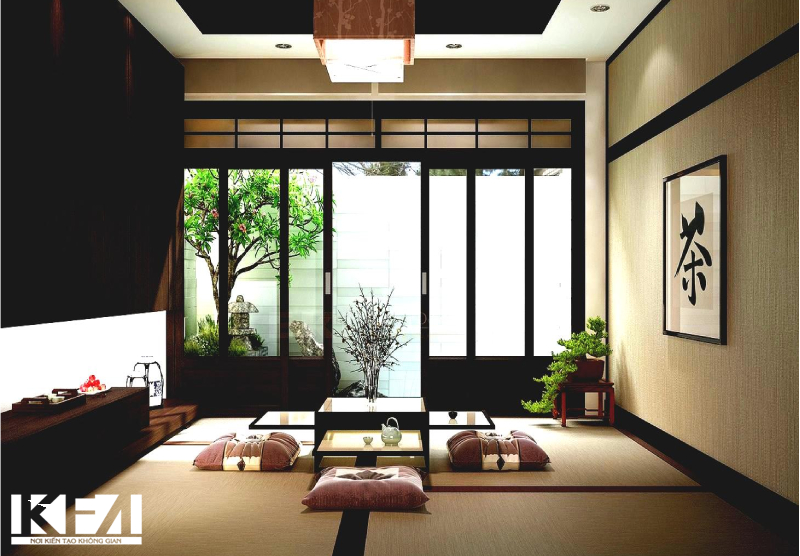 Phòng khách sử dụng bàn vuông thường mang phong cách tối giản, kiểu cách.