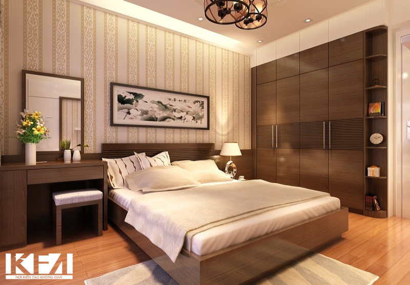 Bố trí giường ngủ hợp phong thủy
