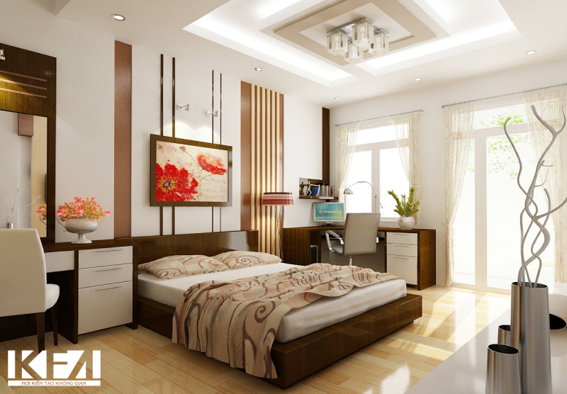 Cách bố trí phòng ngủ hợp phong thủy và khoa học