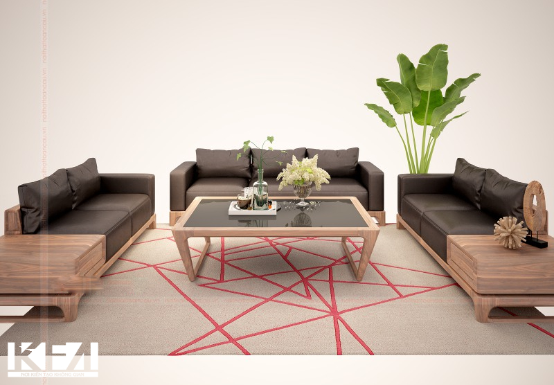 Tổng hợp 20 mẫu sofa gỗ đẹp cho phòng khách