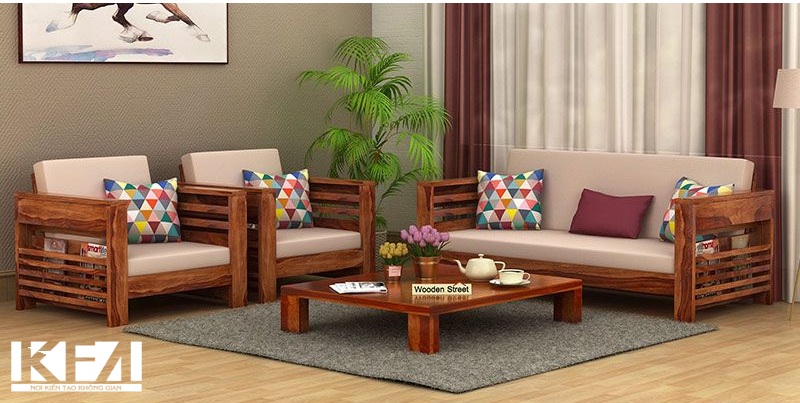 Mẫu sofa gỗ sồi mộc mạc và tinh tế Mẫu sofa gỗ sồi mộc mạc và tinh tế