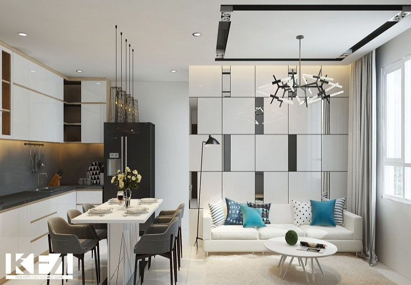 Thiết kế nội thất chung cư hiện đại - Giải pháp cho diện tích nhỏ