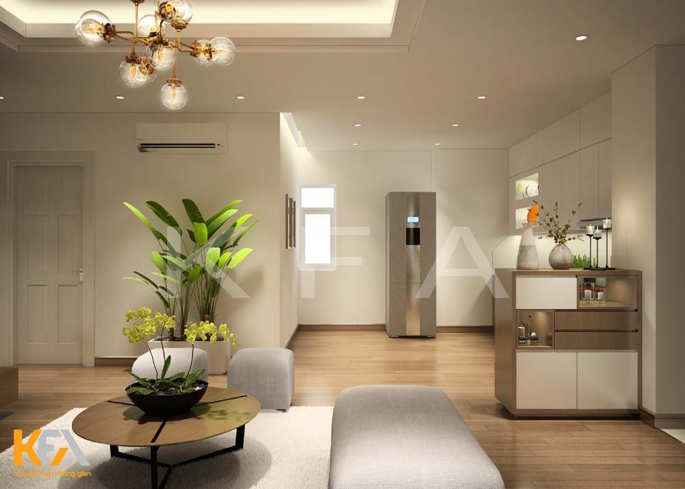 Thiết kế nội thất nhà anh Tiêm – chung cư 17 – 2 Sài Đồng
