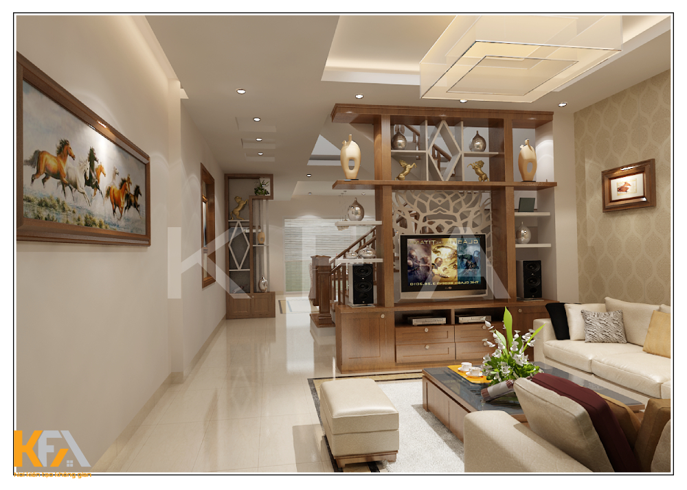 Thiết kế nội thất nhà đẹp phong cách hiện đại CĐT ông Tùng  Thái Nguyên  NT22326