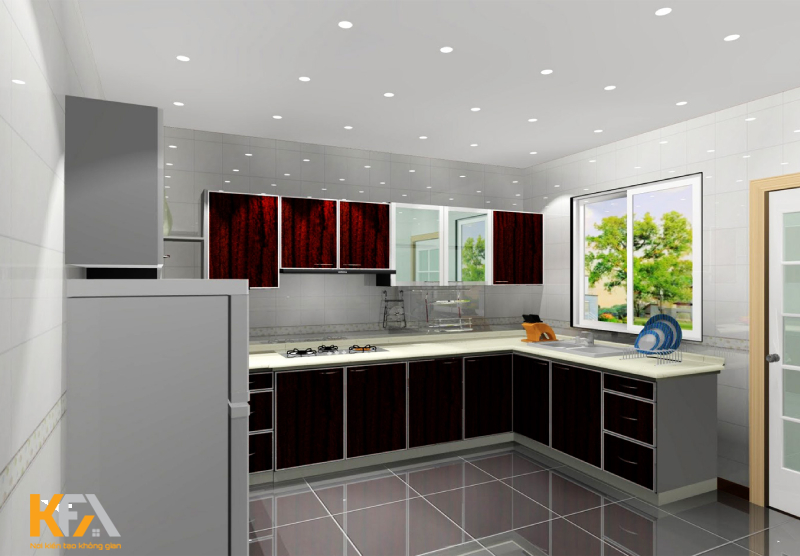Đèn led âm trần sẽ lan tỏa ánh sáng một cách hài hòa