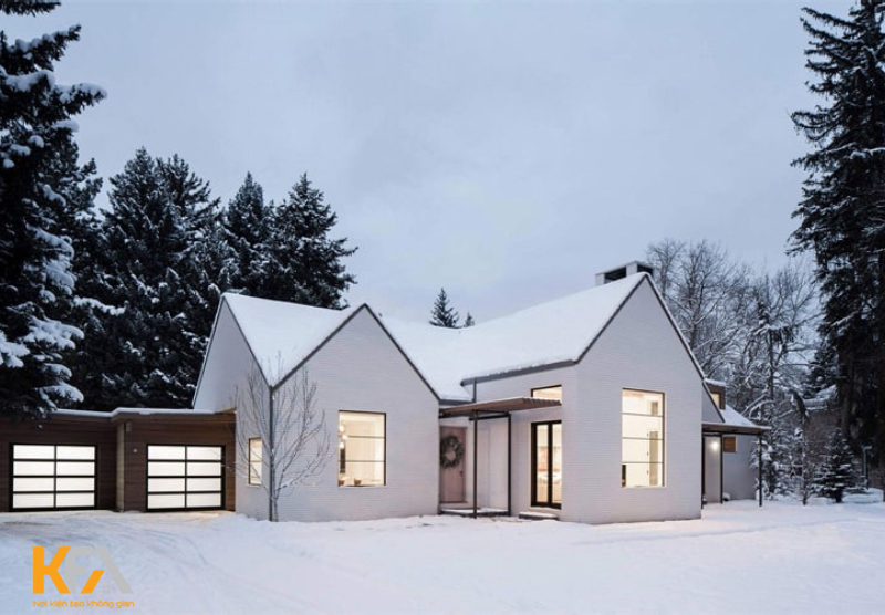 Mùa đông tại Scandinavie thường rất lạnh vì bị tuyết trắng bao