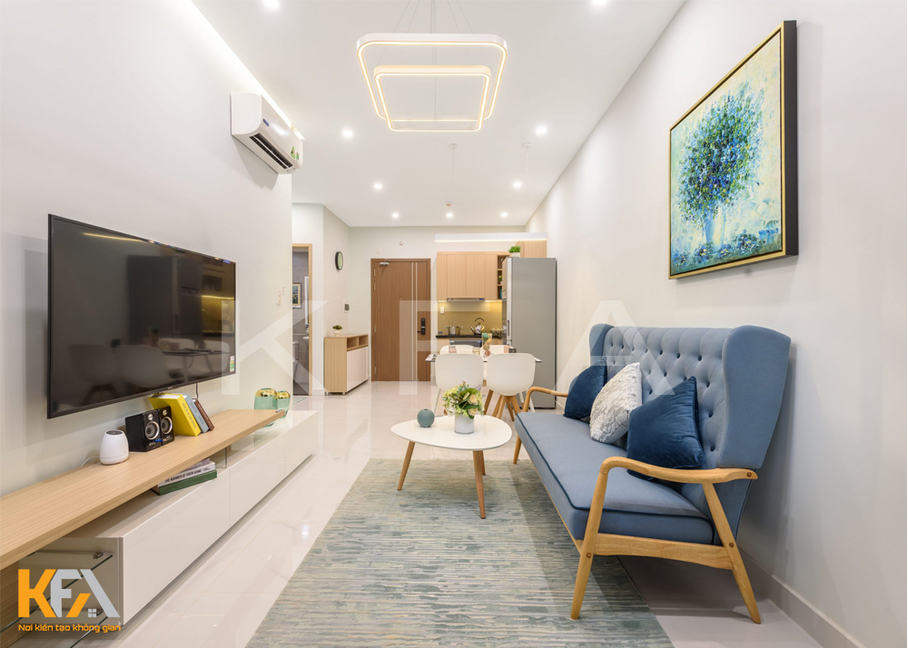 Thiết kế nội thất căn hộ 45m2 nhỏ đẹp, tiện nghi nhất 2022