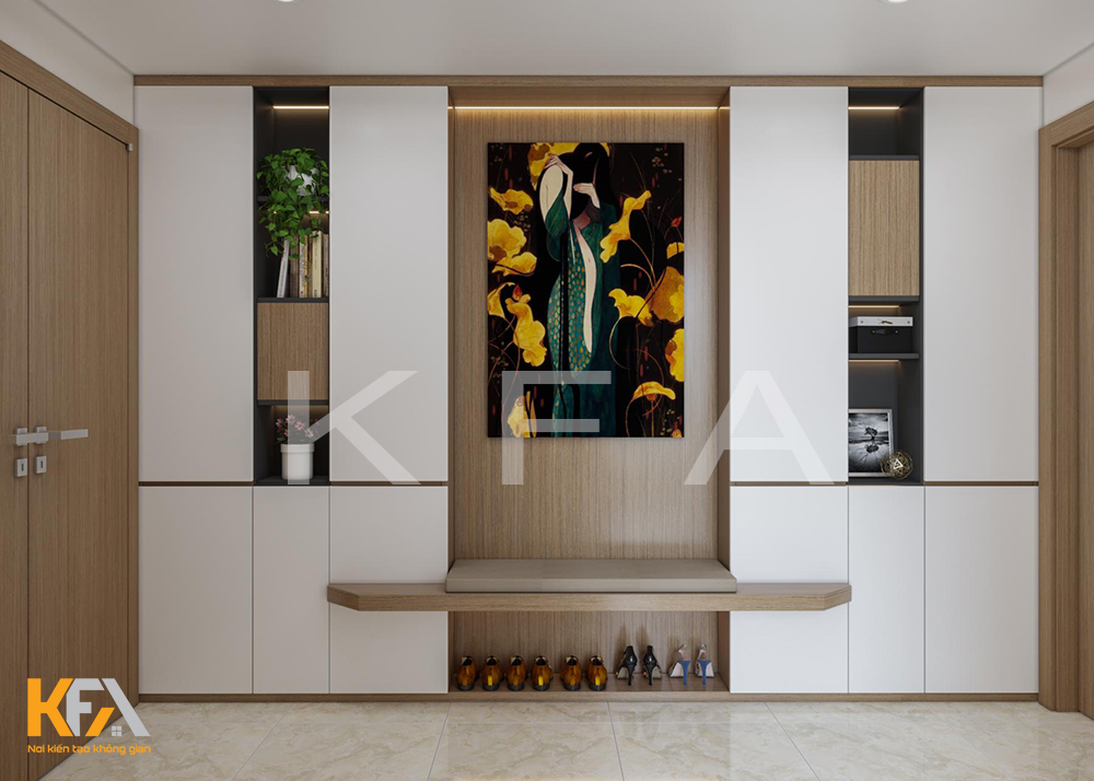 Toàn bộ nội thất đều được làm bằng gỗ Laminate An Cường Toàn bộ nội thất đều được làm bằng gỗ Laminate An Cường