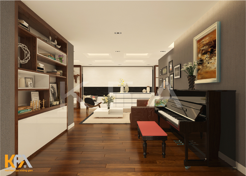 Chiếc đàn piano đặt cạnh tường không chỉ là vật trang trí mà còn giúp gia tận hưởng khoảng thời gian âm nhạc tuyệt vời Chiếc đàn piano đặt cạnh tường không chỉ là vật trang trí mà còn giúp gia tận hưởng khoảng thời gian âm nhạc tuyệt vời