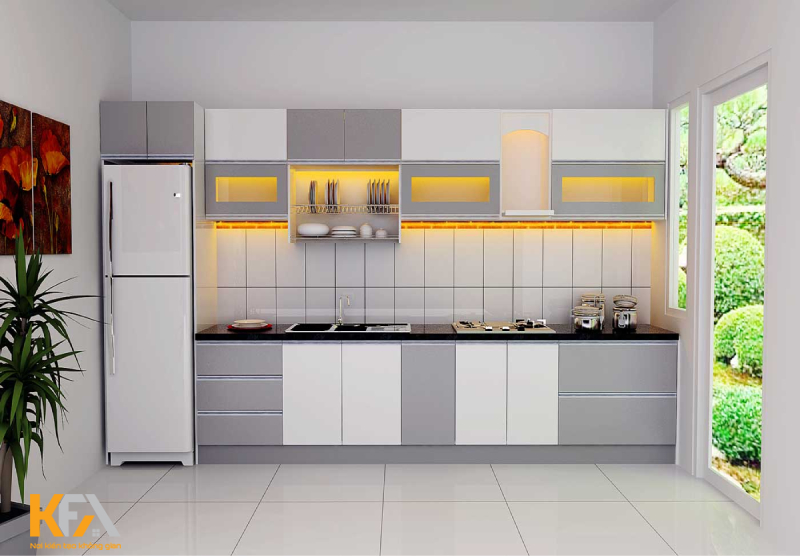 Tủ bếp MFC được coi là chất liệu cao cấp của tương lai Tủ bếp MFC được coi là chất liệu cao cấp của tương lai