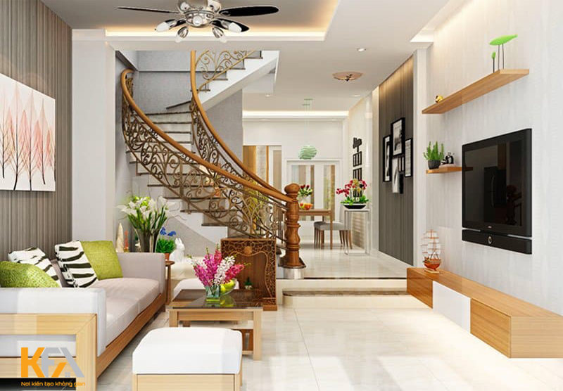Phòng khách đẹp phong cách hiện đại