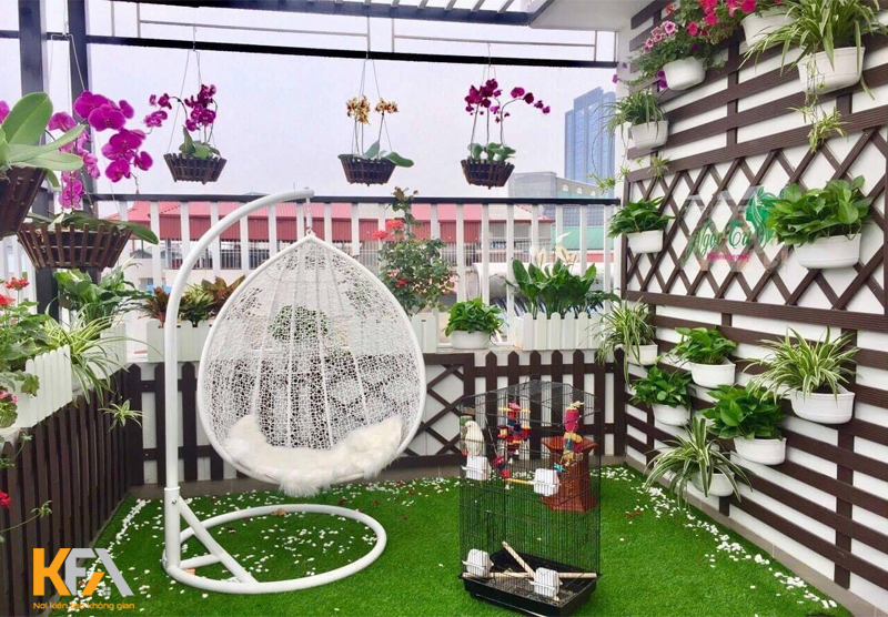 Ban công chính là chi tiết để trang trí mang sức hút nghệ thuật mới