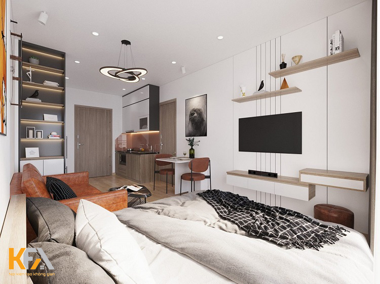 TOP 5+ mẫu thiết kế căn hộ Studio đẹp, ấn tượng nhất 2021