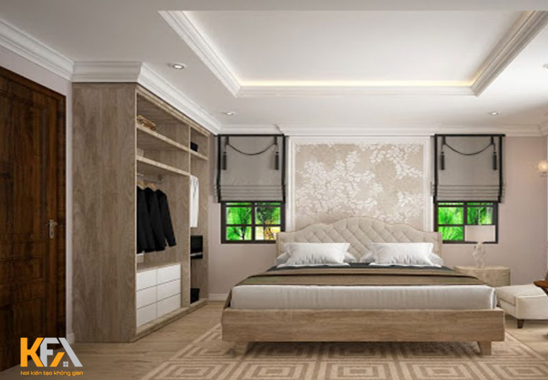 Không gian thiết kế đơn giản, màu sắc hài hòa