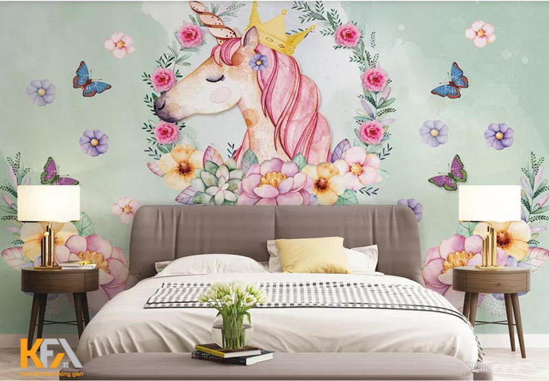 15 ý tưởng thiết kế vẽ tranh tường phòng ngủ đẹp cho gia đình