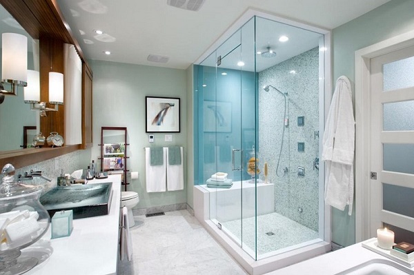 Thiết kế cabin phòng tắm giúp không gian trở nên tinh tế hơn rất nhiều