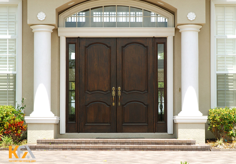 Mẫu cửa đơn giản và tối ưu trong thiết kế cũng là mẫu cửa được nhiều người sử dụng