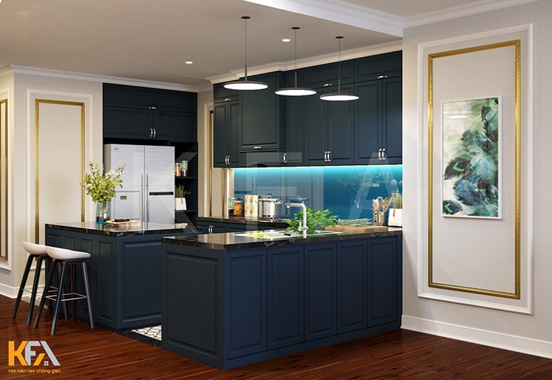 Thiết kế chung cư 110m2 tân cổ điển