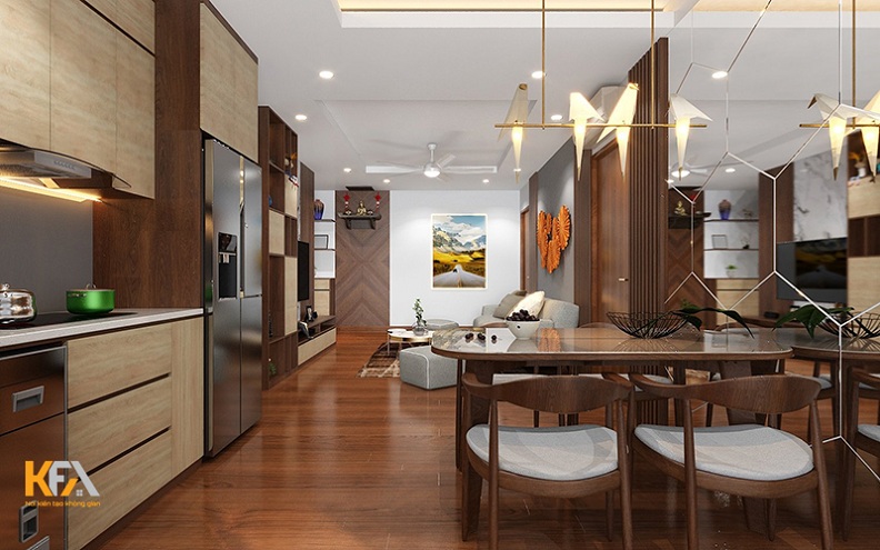 Thiết kế nội thất chung cư 90m2