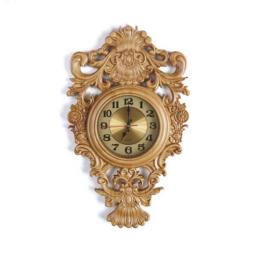 Đồng hồ trang trí bằng gỗ mẫu 12