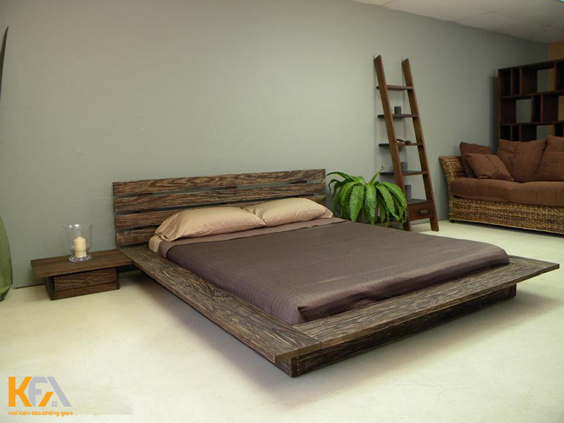Giường ngủ kiểu Nhật là mẫu giường được thiết kế theo phong cách Nhật Bản
