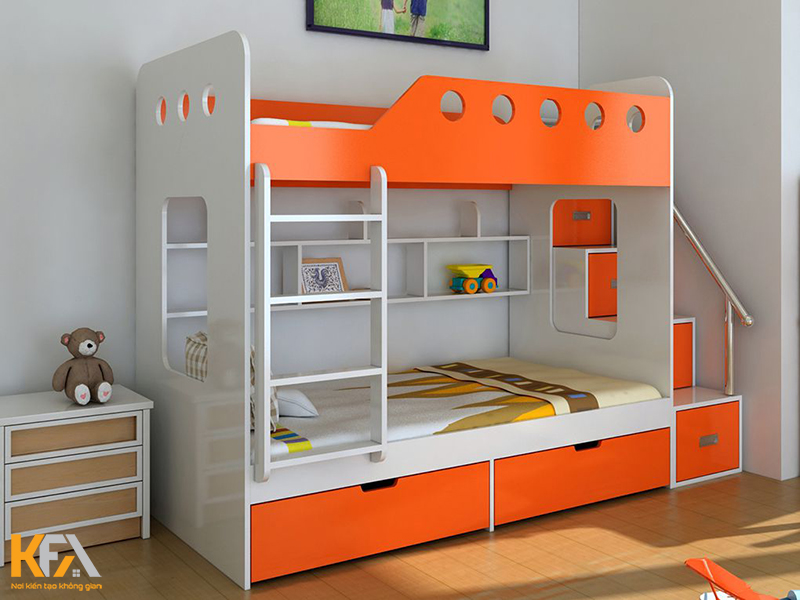 Điểm qua các mẫu mới nhất của giường tầng khiến bé thích mê