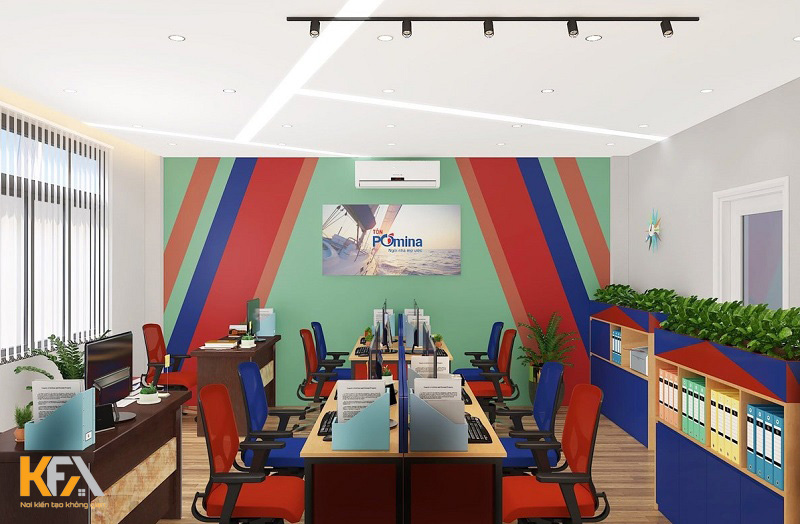 Thông tin chung mẫu thiết kế nội thất văn phòng Pomina