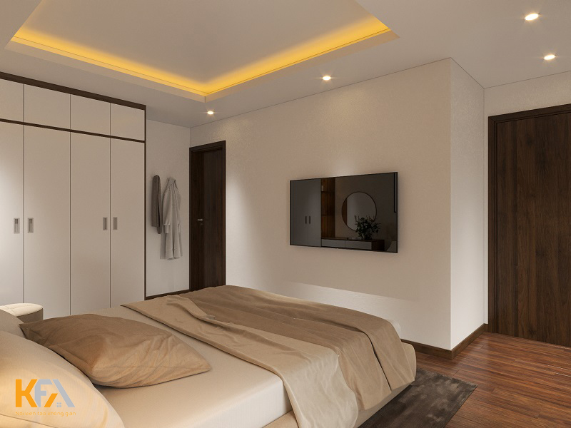 Thiết kế nội thất chung cư 3 phòng ngủ 95m2 tại Vinhomes Riverside – Anh Hoàng