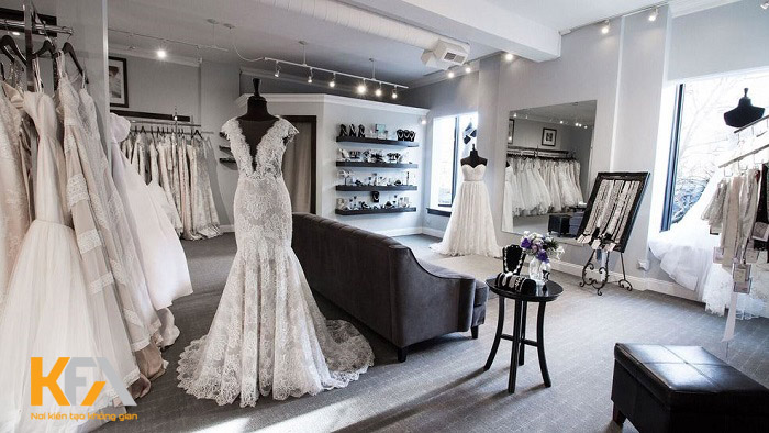 KFA - Đơn vị thiết kế showroom áo cưới uy tín nhất Hà Nội